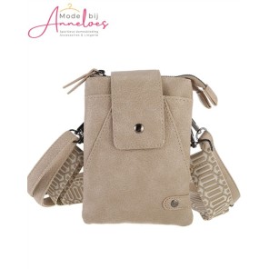 I'm Dutch Crossbody & Telefoontasje Horton Taupe OLT17139